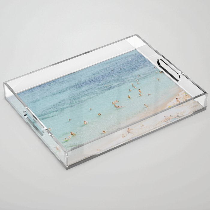 summer beach cxlii - spain Acrylic Tray Gallery Image 1