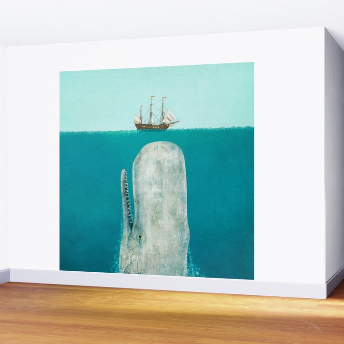 The Whale Wall Mural Gallery Image 2