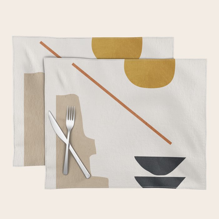 abstract minimal 6 Placemat Gallery Image 1