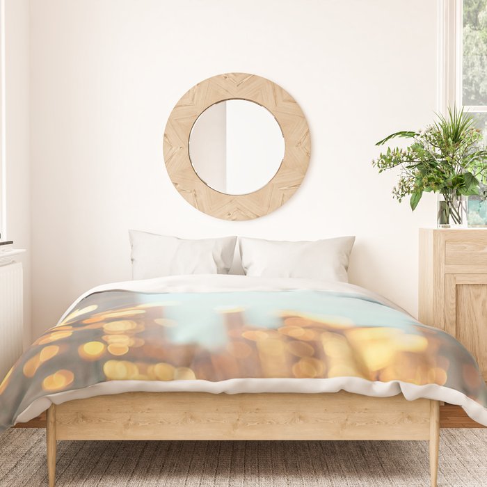 Empire State Night Lights Duvet Cover Gallery Image 3