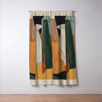 Abstract Art Vases 4 Window Curtain Gallery Image 3