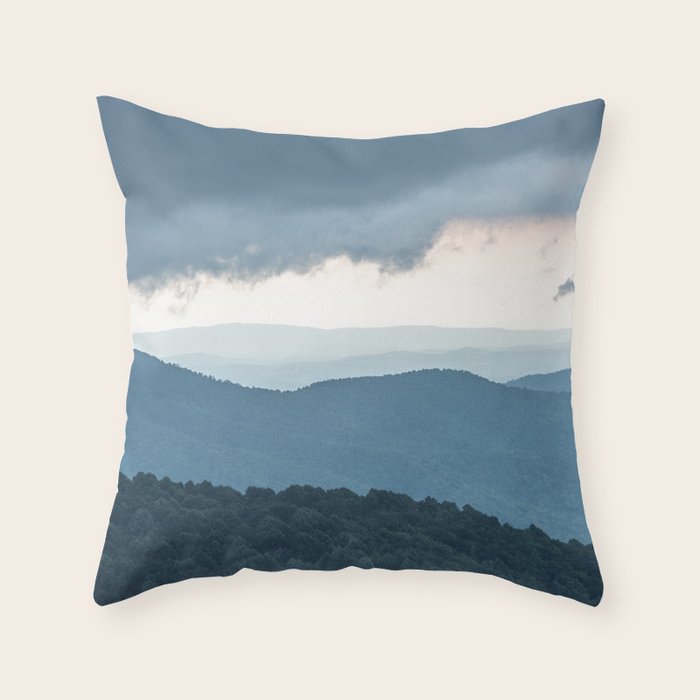Blue Ridge Parkway II - Shenandoah National Park Throw Pillow Gallery Image 6