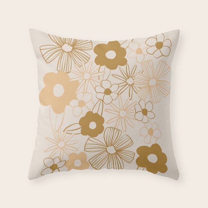 super bloom Throw Pillow Gallery Image 1