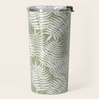 Palm Leaves . Lush Green Travel Mug Gallery Image 2