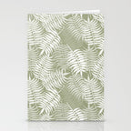Palm Leaves . Lush Green Stationery Card Gallery Image 2