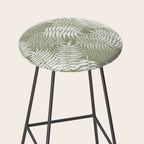 Palm Leaves . Lush Green Stool Gallery Image 2