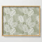 Palm Leaves . Lush Green Serving Tray Gallery Image 1
