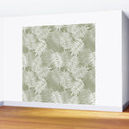 Palm Leaves . Lush Green Wall Mural Gallery Image 2