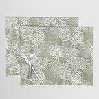 Palm Leaves . Lush Green Placemat Gallery Image 1