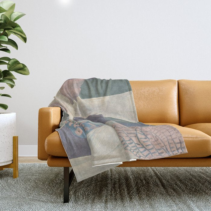 In the deep sea #2 Throw Blanket Gallery Image 1