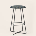 Art Deco, Decorative Fan Leaves Stool Gallery Image 1