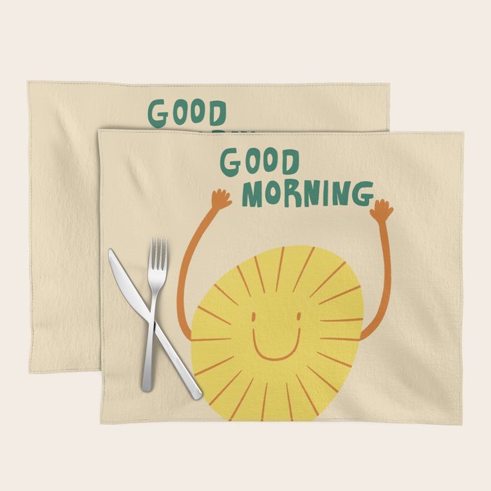Good morning  Placemat Gallery Image 1