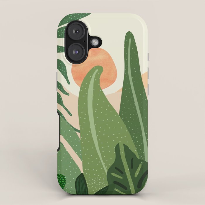 Desert Garden Sunset Landscape iPhone Case Gallery Image 1