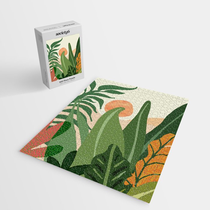 Desert Garden Sunset Landscape Jigsaw Puzzle Gallery Image 2