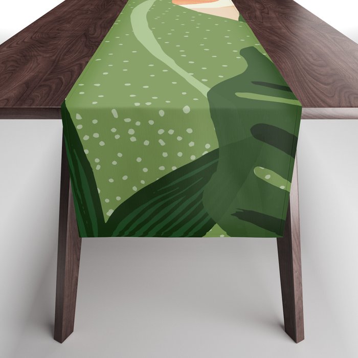 Desert Garden Sunset Landscape Table Runner Gallery Image 1