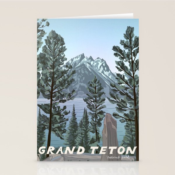 Grand Teton National Park Stationery Card Gallery Image 1