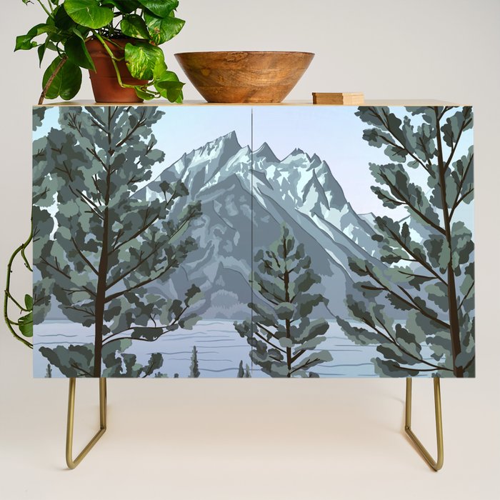 Grand Teton National Park Credenza Gallery Image 1