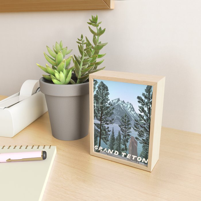 Grand Teton National Park Mini Art Print Gallery Image 2