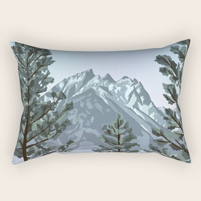 Grand Teton National Park Rectangular Pillow Gallery Image 2