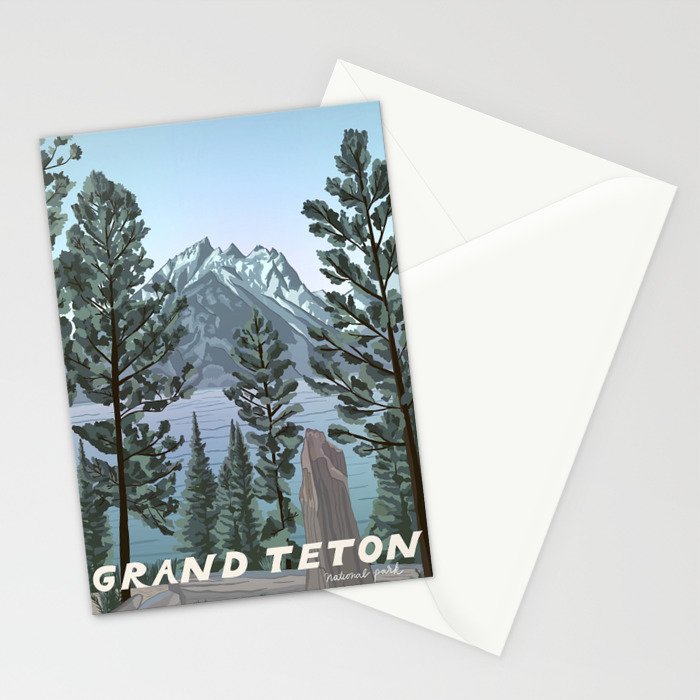 Grand Teton National Park Stationery Card Gallery Image 2