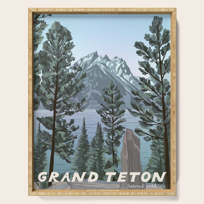 Grand Teton National Park Serving Tray Gallery Image 1