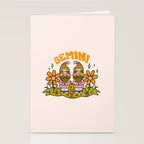 Gemini Gnome Stationery Card Gallery Image 2