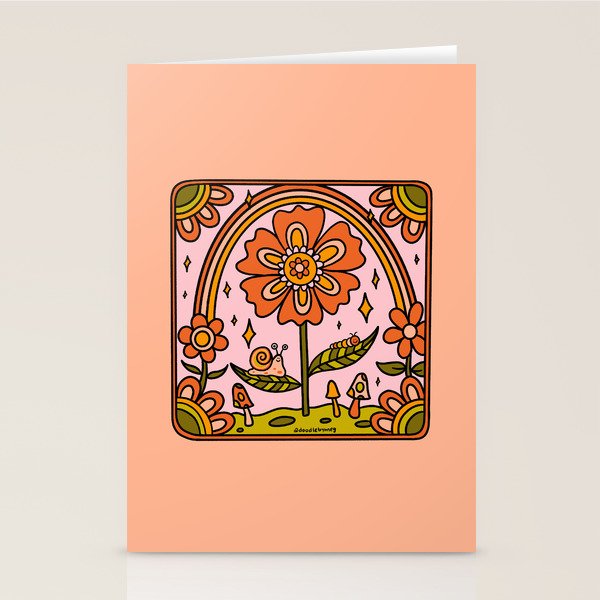 Spring Flower Stationery Card Gallery Image 1
