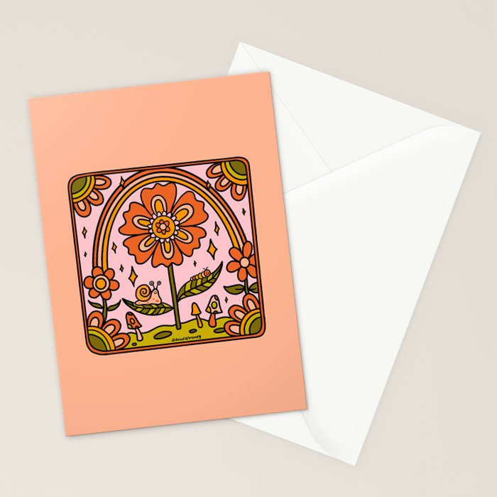 Spring Flower Stationery Card Gallery Image 2