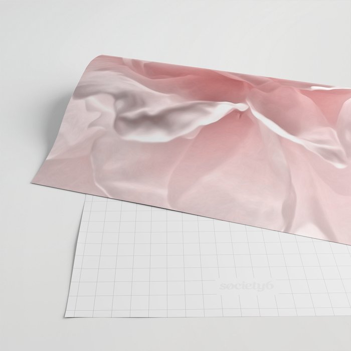 Pink Blush Rose Wrapping Paper Gallery Image 2