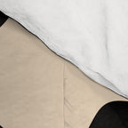 Irregular Polka Dots black and cream Comforter Gallery Image 4