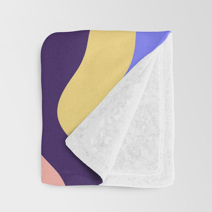 Waves Stripe - Multi Throw Blanket Gallery Image 3