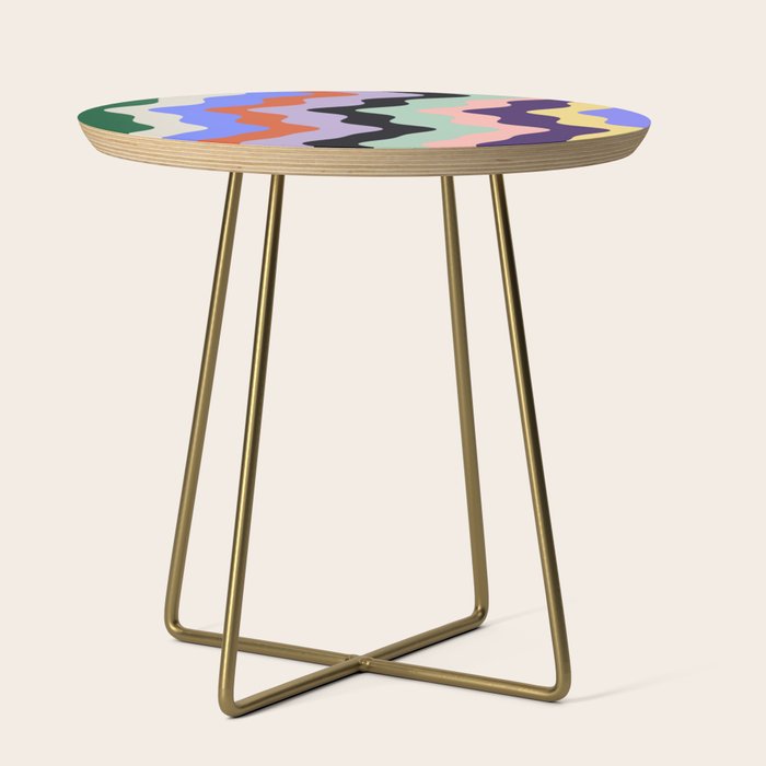 Waves Stripe - Multi Side Table Gallery Image 1