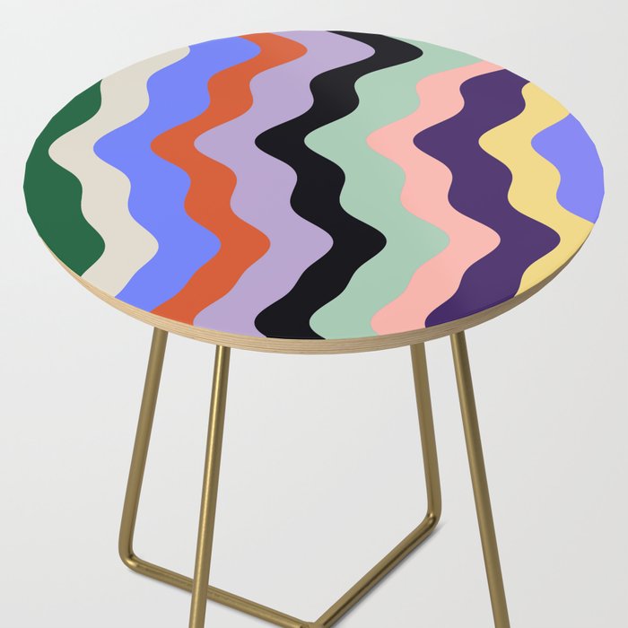 Waves Stripe - Multi Side Table Gallery Image 2