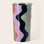 Waves Stripe - Multi Travel Mug Gallery Image 1