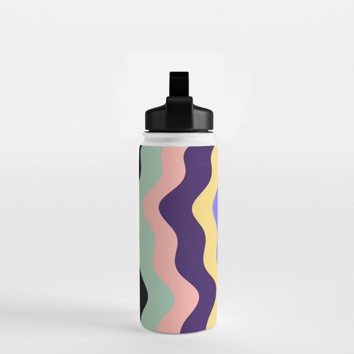 Waves Stripe - Multi Water Bottle Gallery Image 2