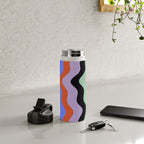 Waves Stripe - Multi Water Bottle Gallery Image 4