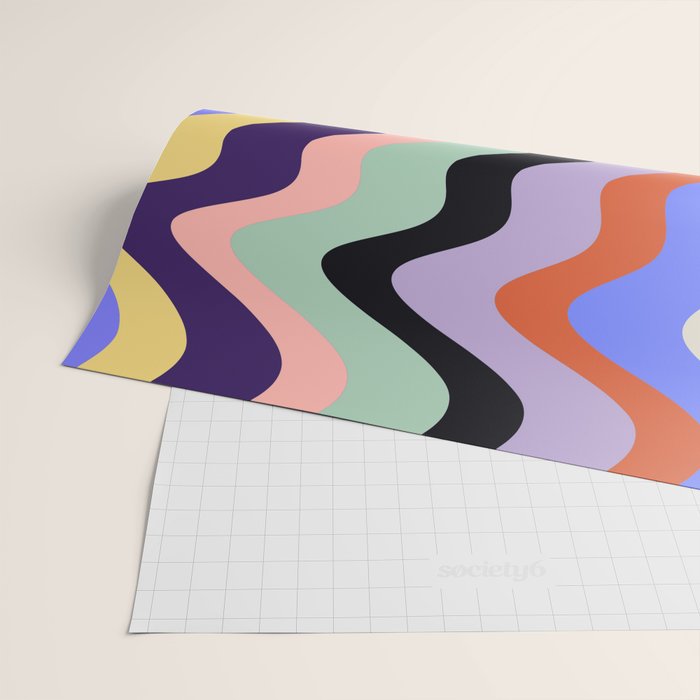 Waves Stripe - Multi Wrapping Paper Gallery Image 2