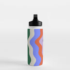 Waves Stripe - Multi Water Bottle Gallery Image 3