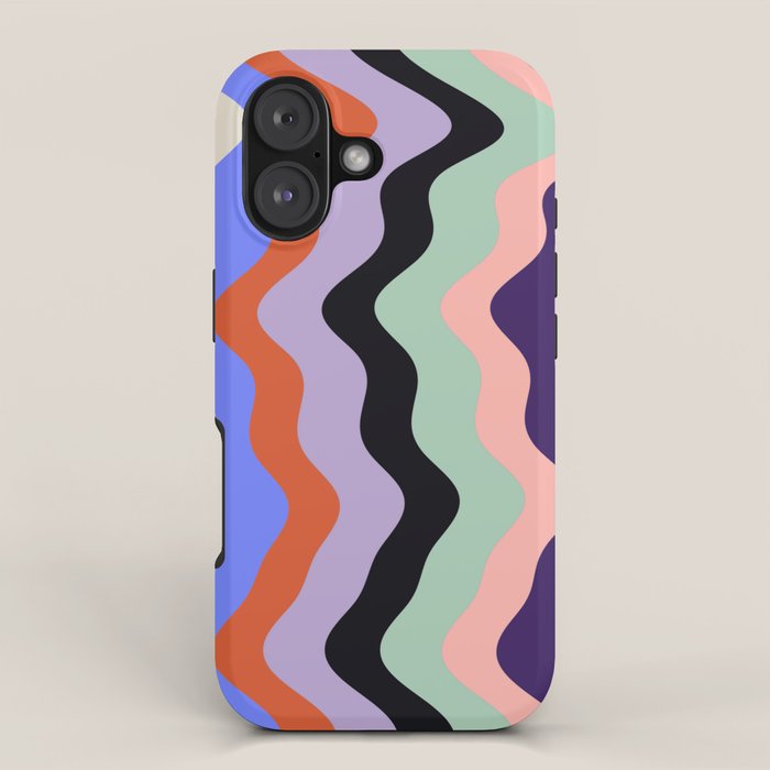 Waves Stripe - Multi iPhone Case Gallery Image 1