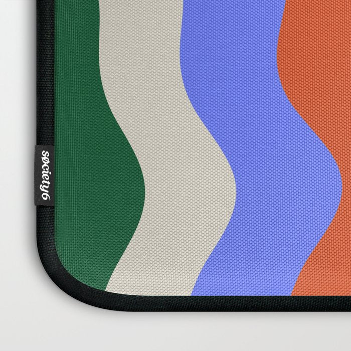 Waves Stripe - Multi Laptop Sleeve Gallery Image 3