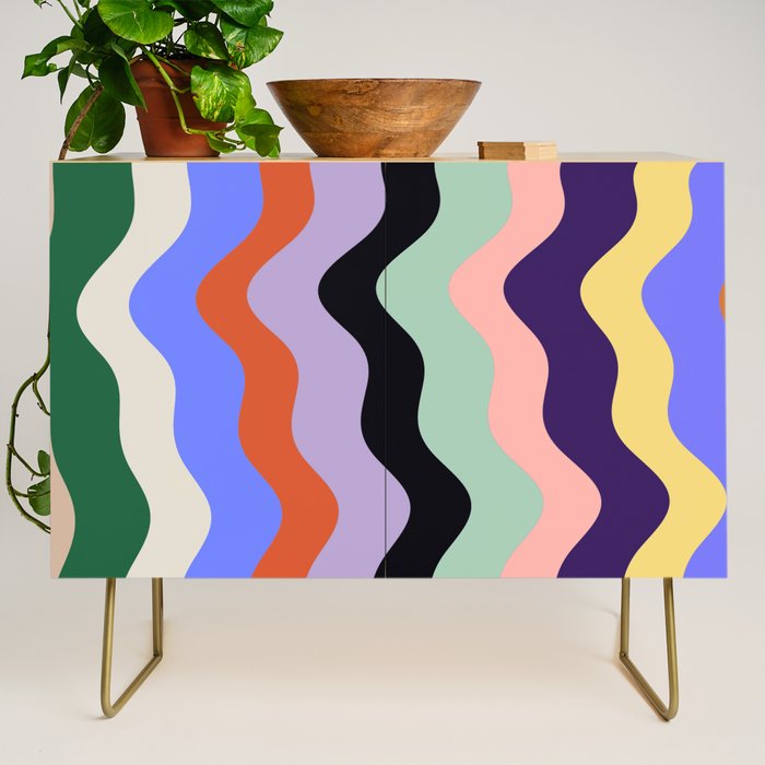 Waves Stripe - Multi Credenza Gallery Image 1