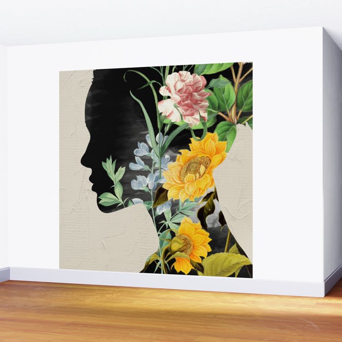 Floral Portrait 20 Wall Mural Gallery Image 2