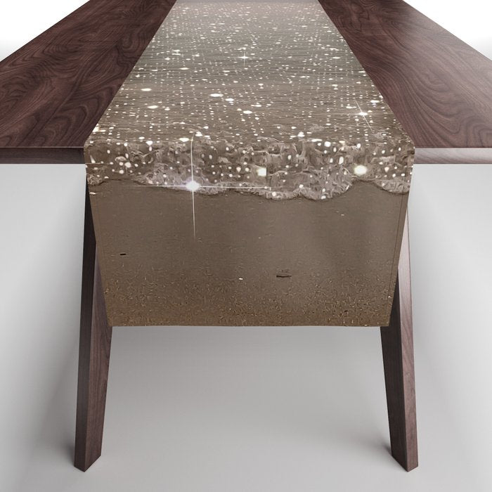 Beach Ocean Glitter Table Runner Gallery Image 1