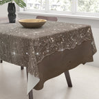 Beach Ocean Glitter Tablecloth Gallery Image 3