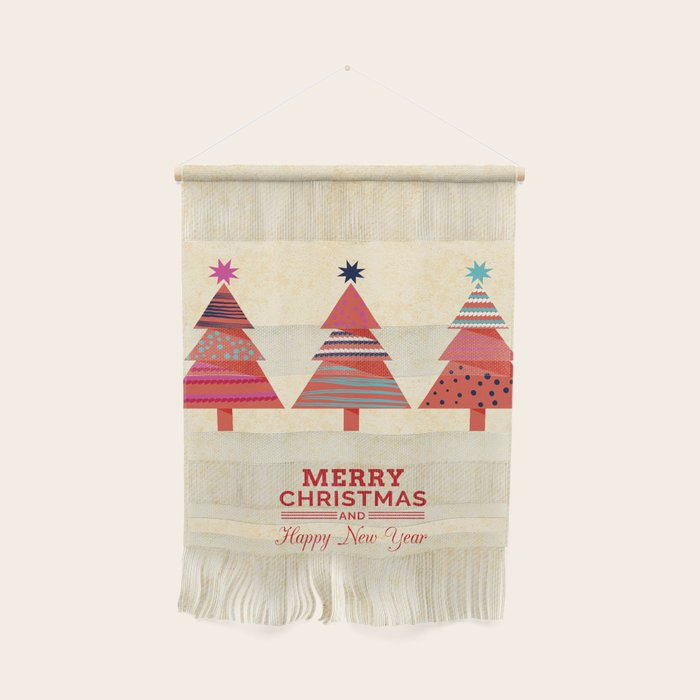 Three Christmas Trees Wall Hanging Gallery Image 1