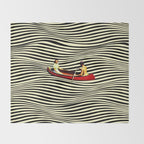 Illusionary Boat Ride Throw Blanket Gallery Image 2