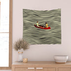 Illusionary Boat Ride Wall Tapestry Gallery Image 2