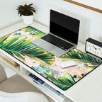Palm leaf on marble 01 Desk Mat Gallery Image 2