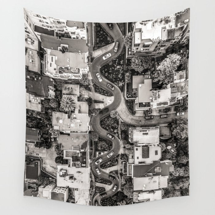 Lombard Street, San Francisco Wall Tapestry Gallery Image 4