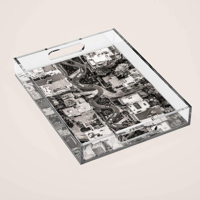 Lombard Street, San Francisco Acrylic Tray Gallery Image 1